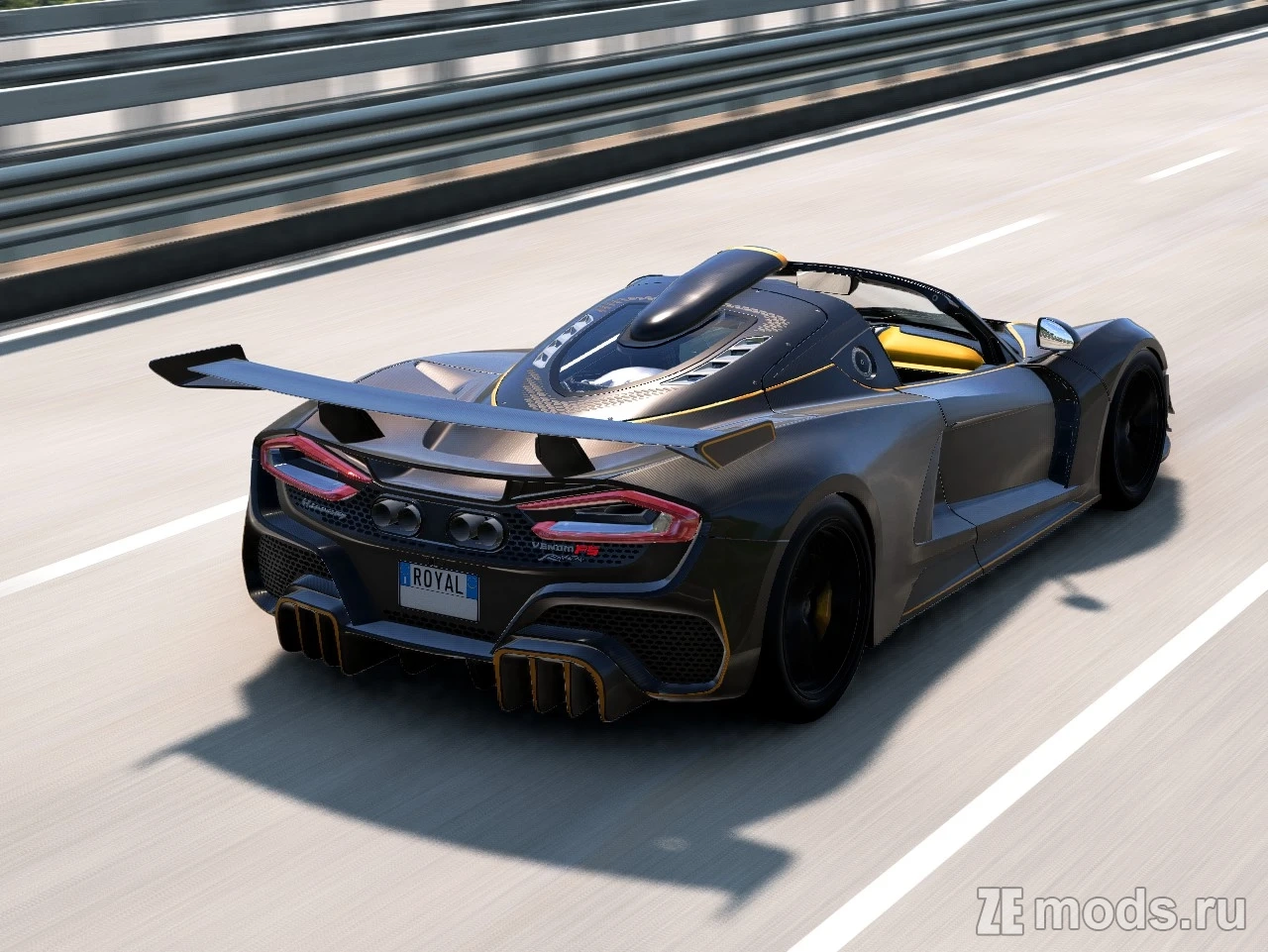 Мод Hennessey Venom F5 (1.2) для BeamNG.drive