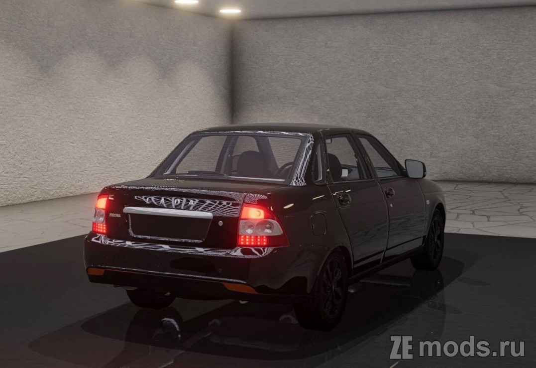 Мод Lada Priora Baked Optics (1.0) для BeamNG.drive