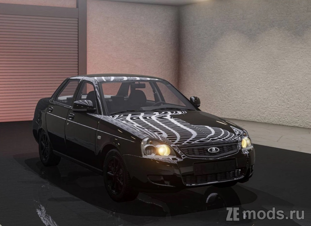 Lada Priora Baked Optics (1.0) для BeamNG.drive