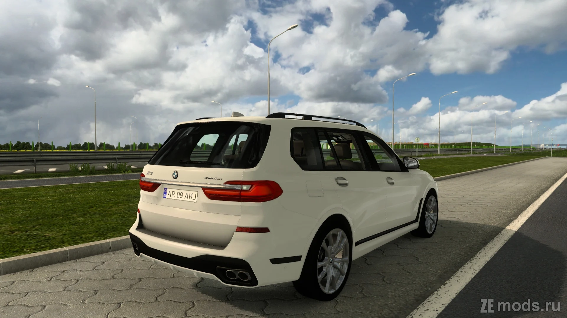 Мод BMW X7 2023 (1.5) для Euro Truck Simulator 2 (1.50, 1.51)