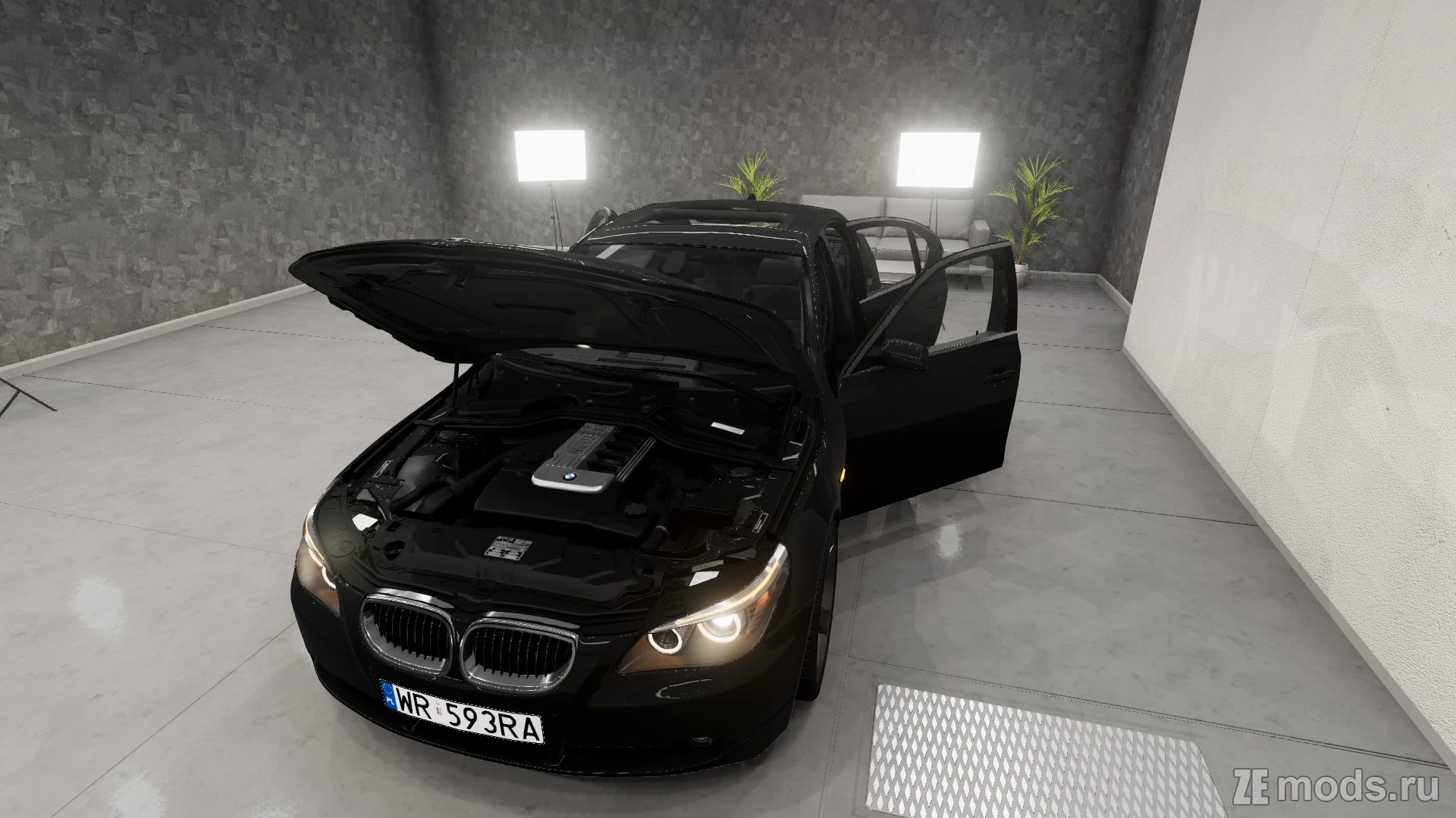 Мод BMW 5-Series E60 (1.0) для BeamNG.drive (0.32.x)