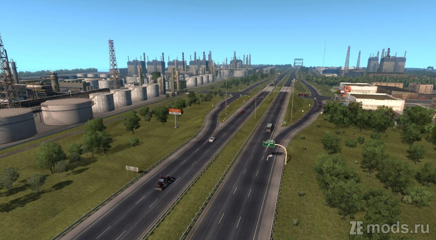 Мод Карта Coast to Coast (2.17.50.0) для ATS