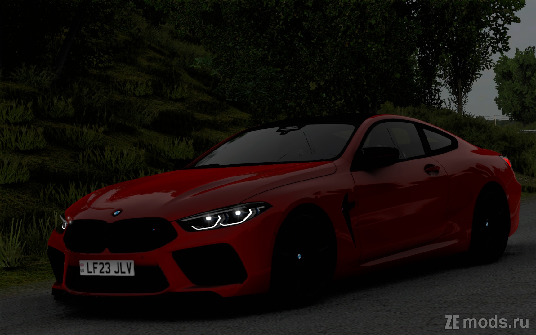 Мод BMW M8 F92 (1.2) для Euro Truck Simulator 2 (1.50, 1.51)