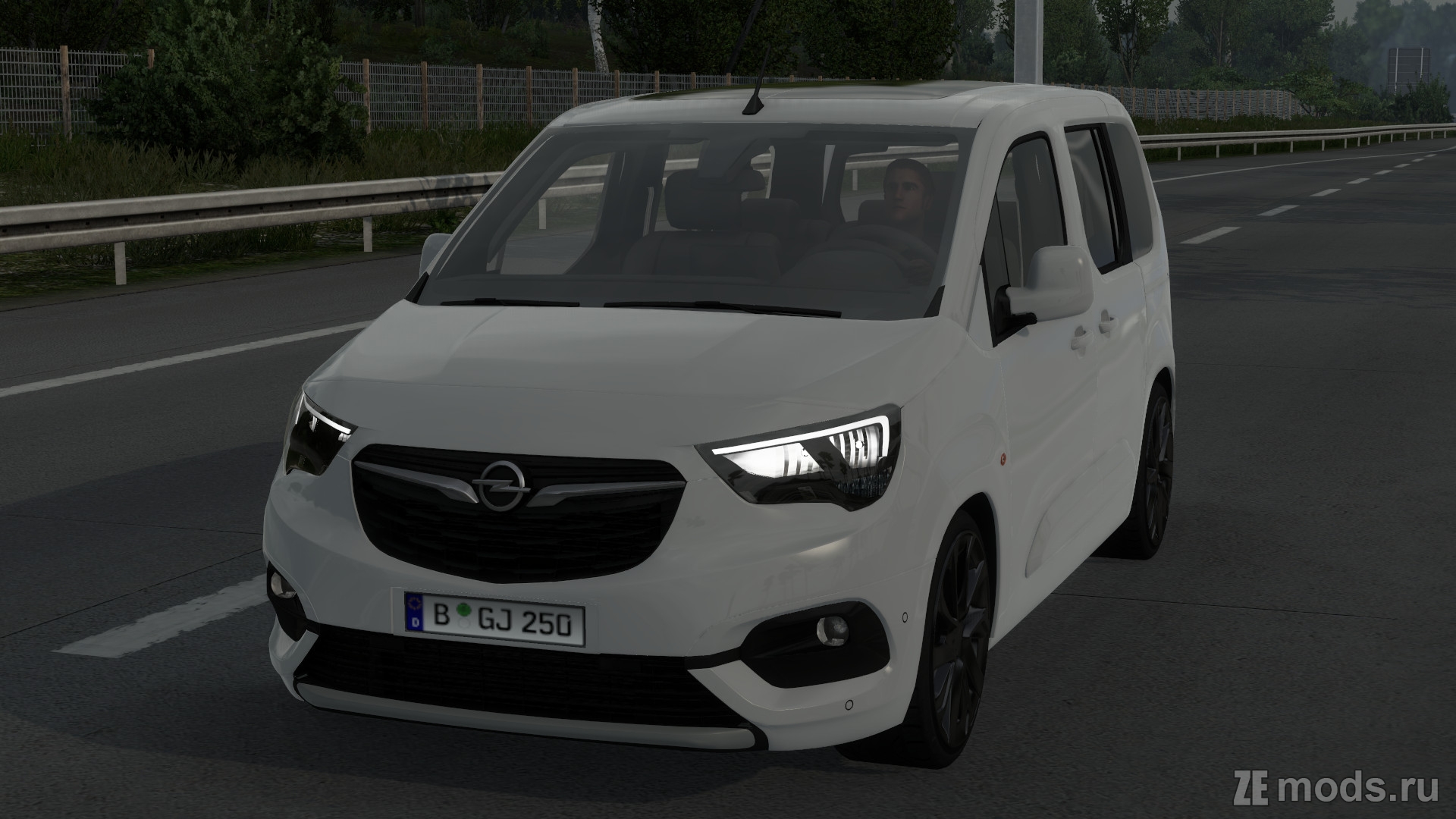 Мод Opel Combo 2023 (1.0) для Euro Truck Simulator 2 (1.50)