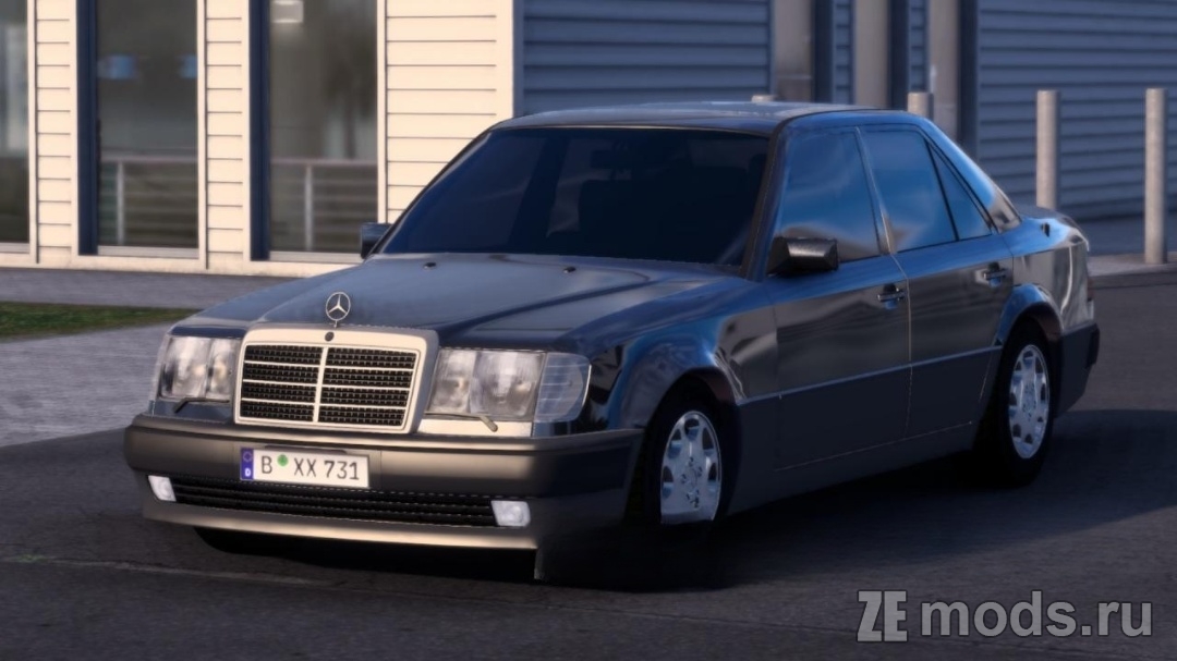 Мод Mercedes-Benz W124 (1.5) для Euro Truck Simulator 2 (1.51)
