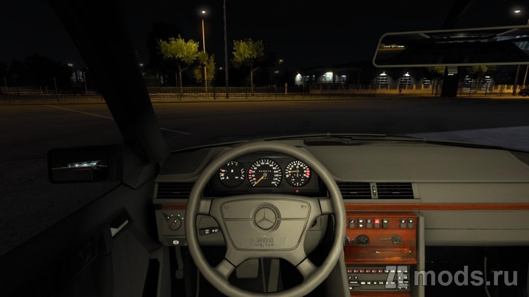 Мод Mercedes-Benz W124 (1.5) для Euro Truck Simulator 2 (1.51)