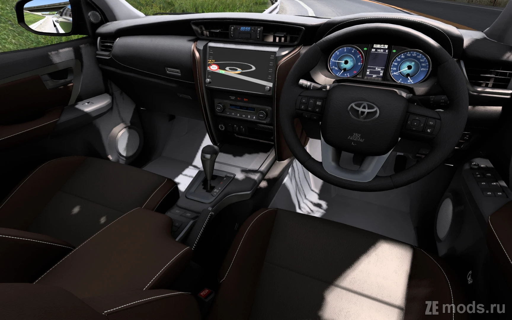 Мод Toyota Fortuner AN160 (1.3) для Euro Truck Simulator 2 (v1.50.x)