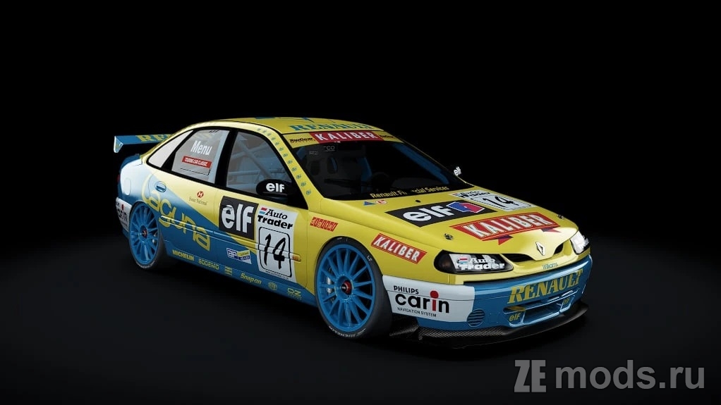 Мод Renault Laguna BTCC (1.2.1) для Assetto Corsa