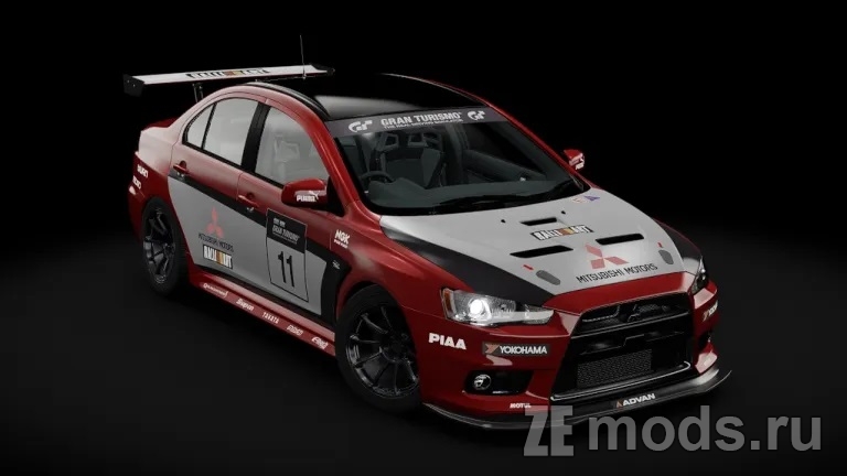 Мод Mitsubishi Lancer Evolution Final Gr.4 для Assetto Corsa