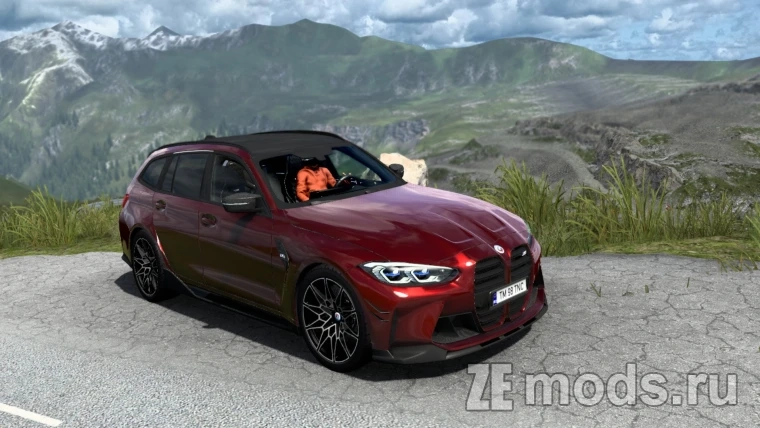 BMW M3 G81 Touring 2023 для Euro Truck Simulator 2 (1.51)