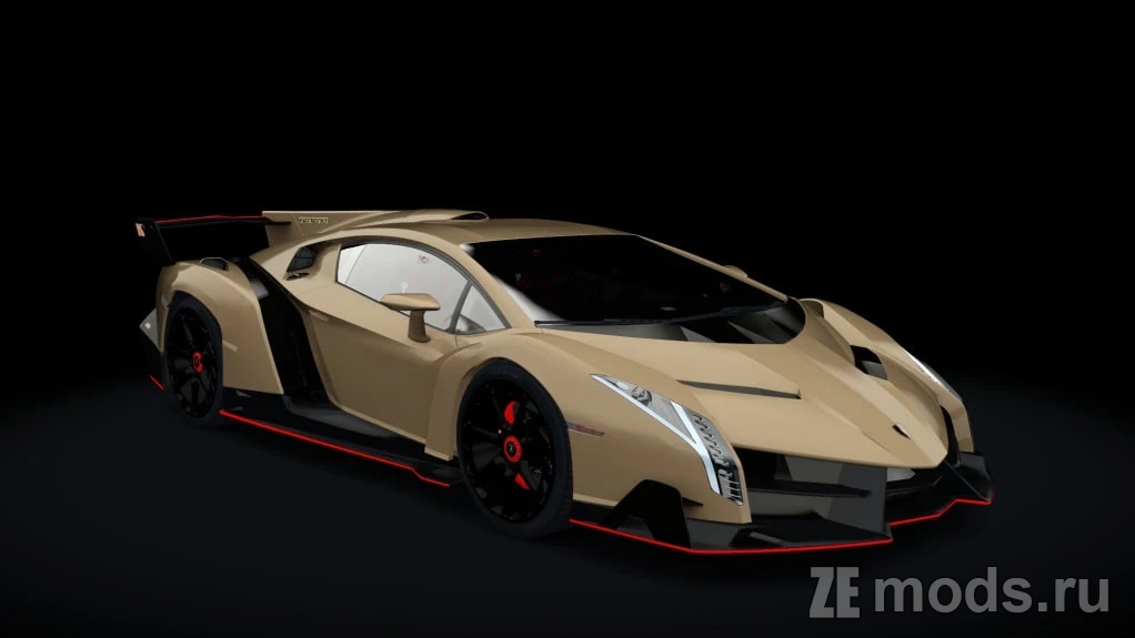 Мод Lamborghini VENENO (1.3) для Assetto Corsa