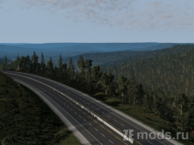 Мод Карта Caney Ridge Usa (1.0) для BeamNG.drive (0.32.x)