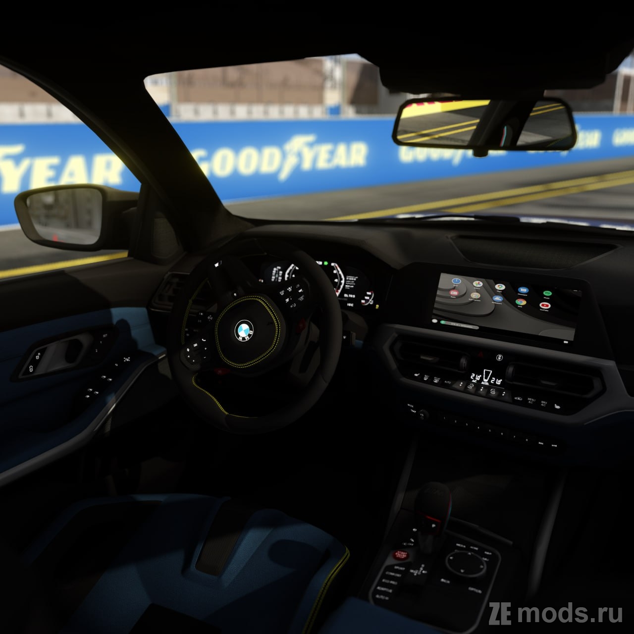 Мод BMW M3 G80 Singe Turbo для Assetto Corsa