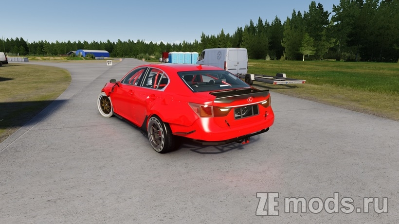 Мод 687 Bros Lexus GS350 Sedan для Assetto Corsa