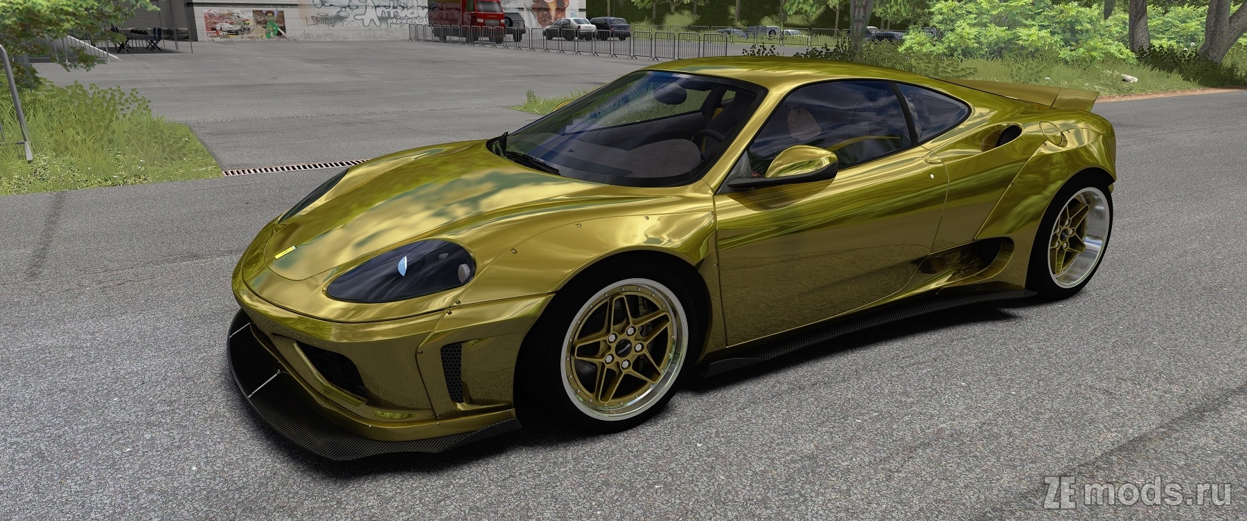 Мод Ferrari 360 Modena LibertyWalk Manual by TIResArpi для Assetto Corsa