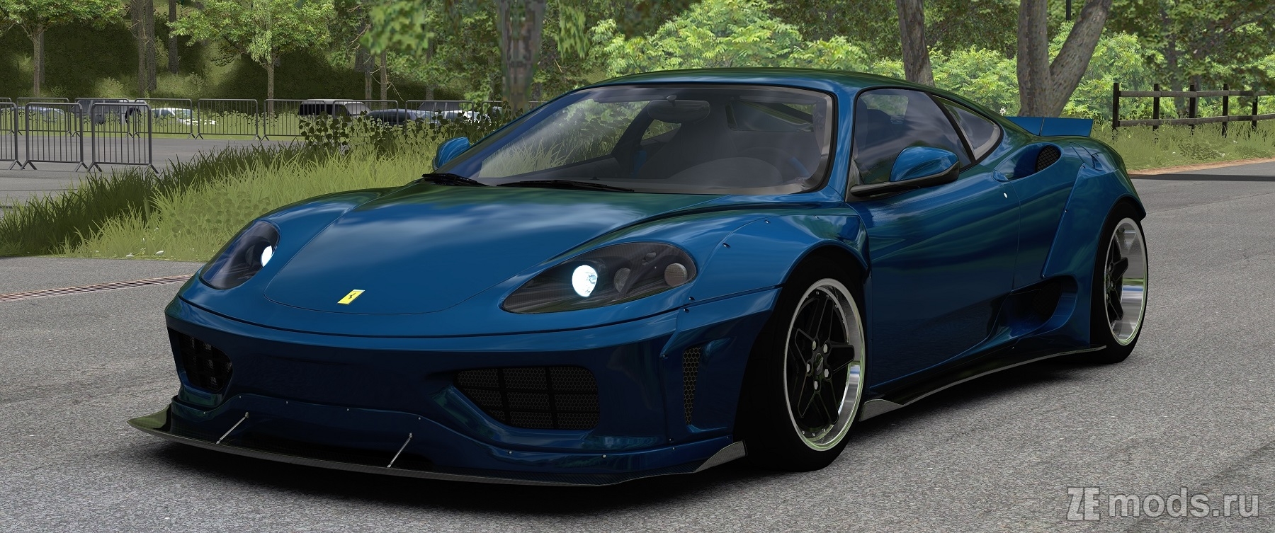 Мод Ferrari 360 Modena LibertyWalk Manual by TIResArpi для Assetto Corsa