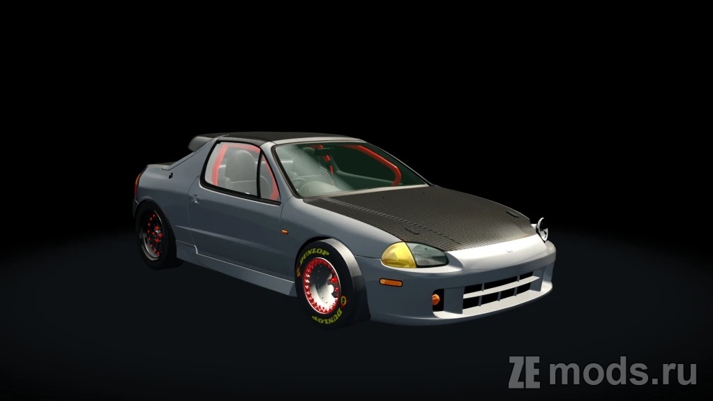 H1 Drag Honda Del Sol X для Assetto Corsa