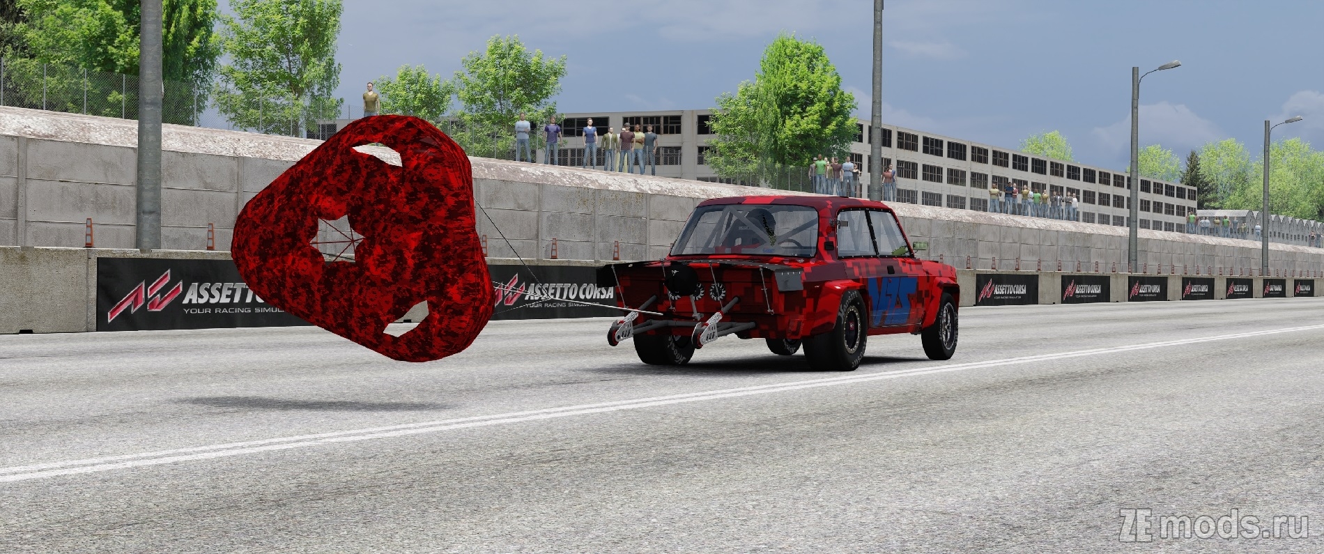 Мод Lada VFTS Rotary Dragster by TIResArpi для Assetto Corsa