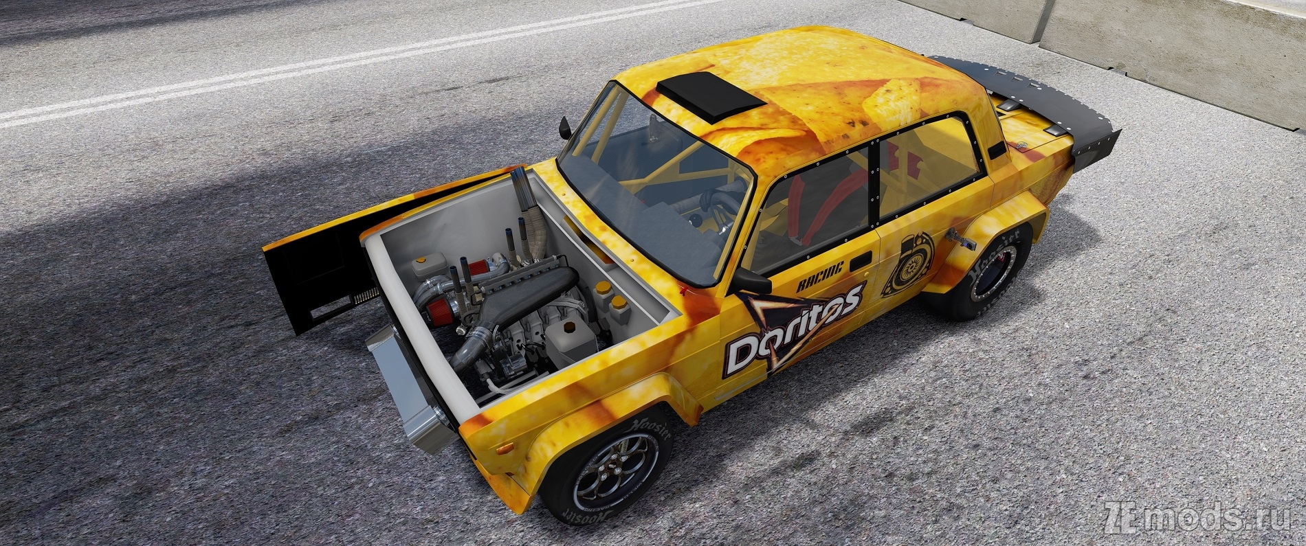 Мод Lada VFTS Rotary Dragster by TIResArpi для Assetto Corsa