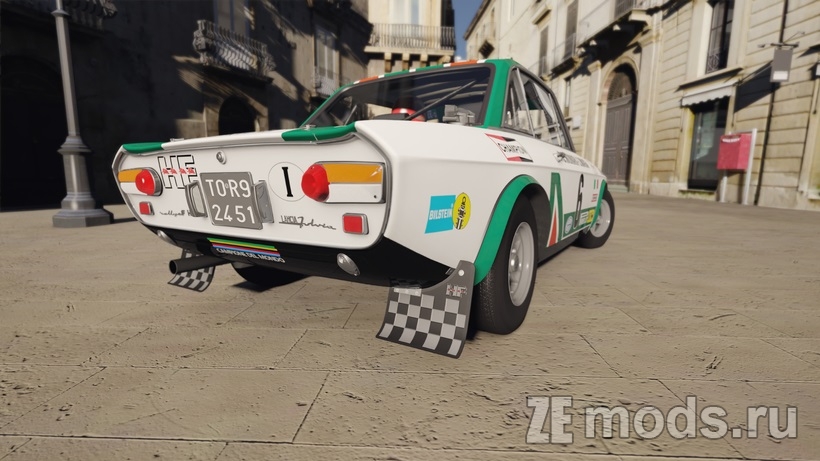 Мод Lancia Fulvia 1.6 HF Rally Group 4 для Assetto Corsa