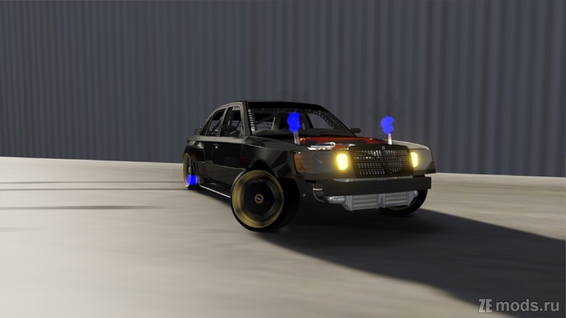 Мод Mercedes-Benz w124 Sedan Wide Body для Assetto Corsa