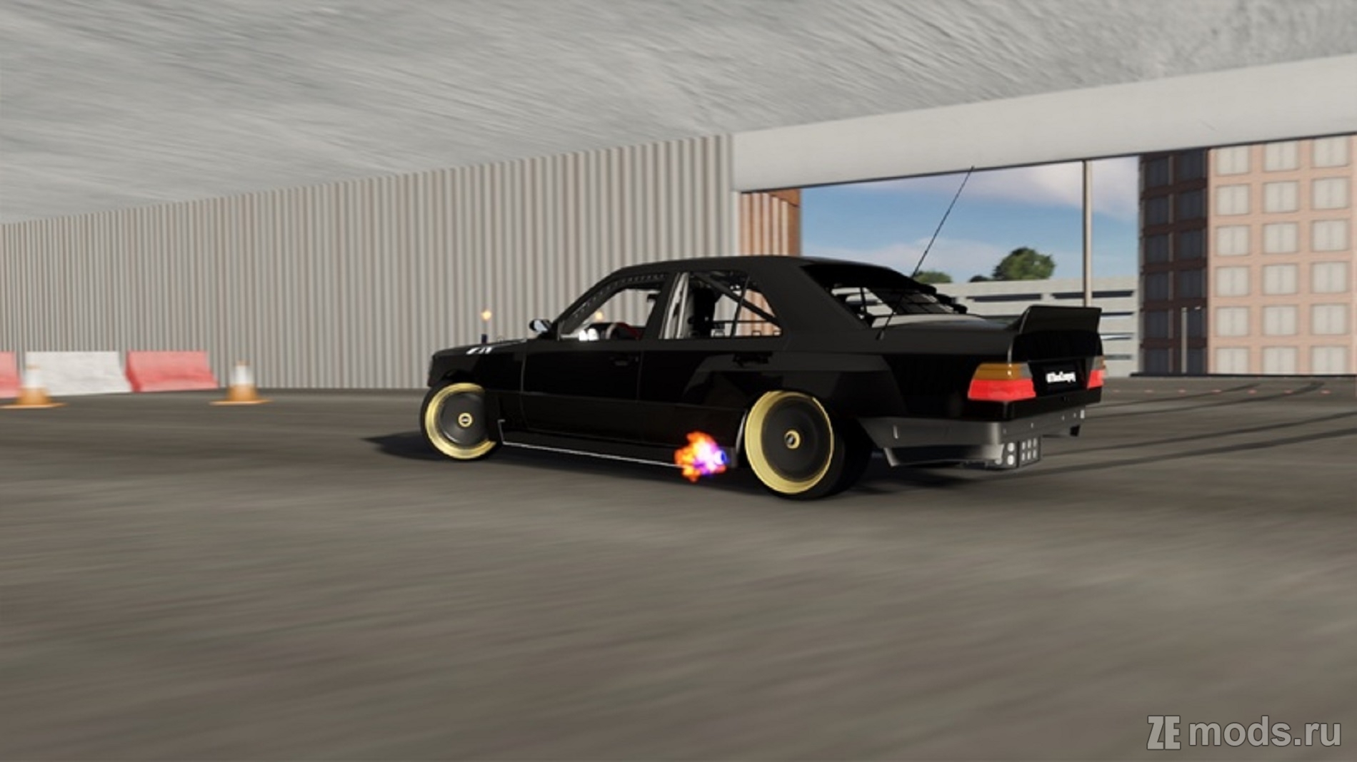 Мод Mercedes-Benz w124 Sedan Wide Body для Assetto Corsa