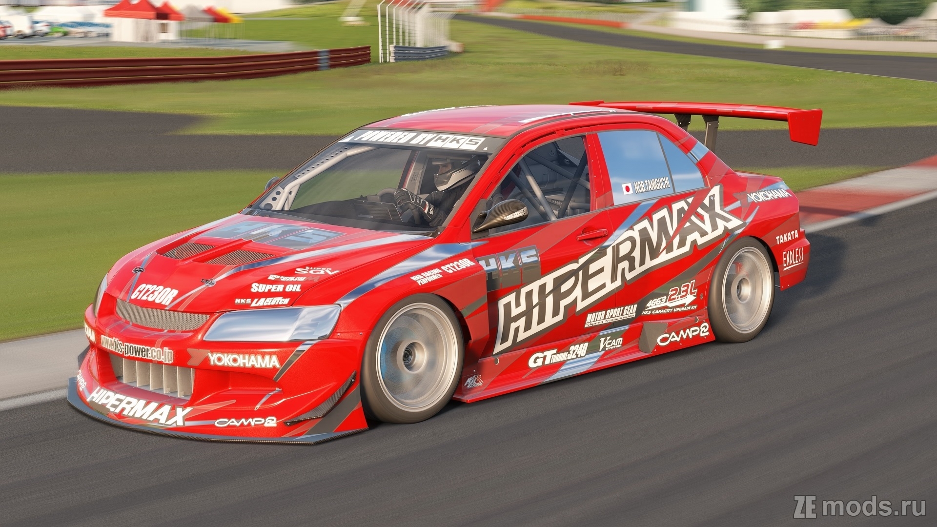 Мод Mitsubishi Lancer EVO HKS CT230R 2008 для Assetto Corsa