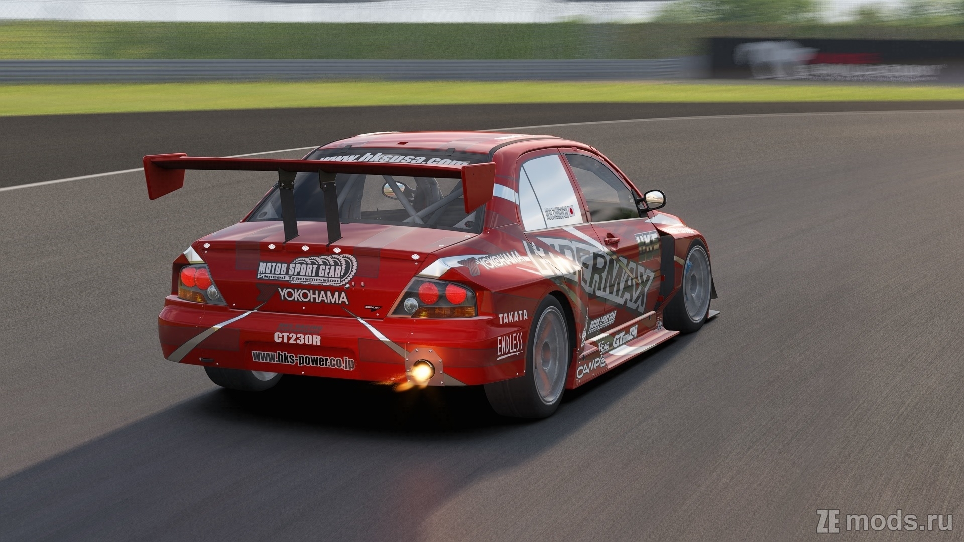 Мод Mitsubishi Lancer EVO HKS CT230R 2008 для Assetto Corsa