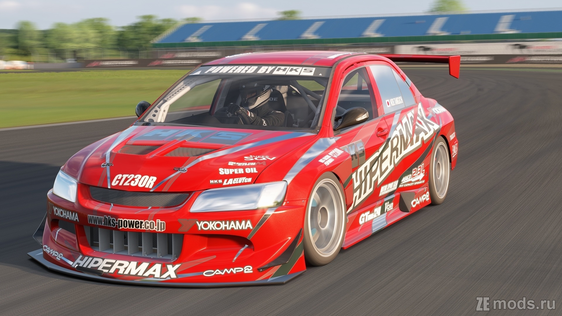 Mitsubishi Lancer EVO HKS CT230R 2008 для Assetto Corsa