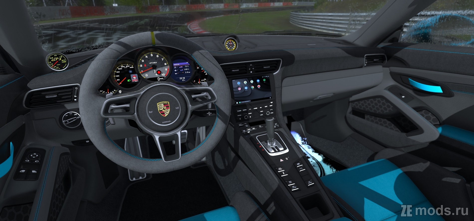 Мод Porsche 911 GT3 RS Hellspec (2.0) для Assetto Corsa