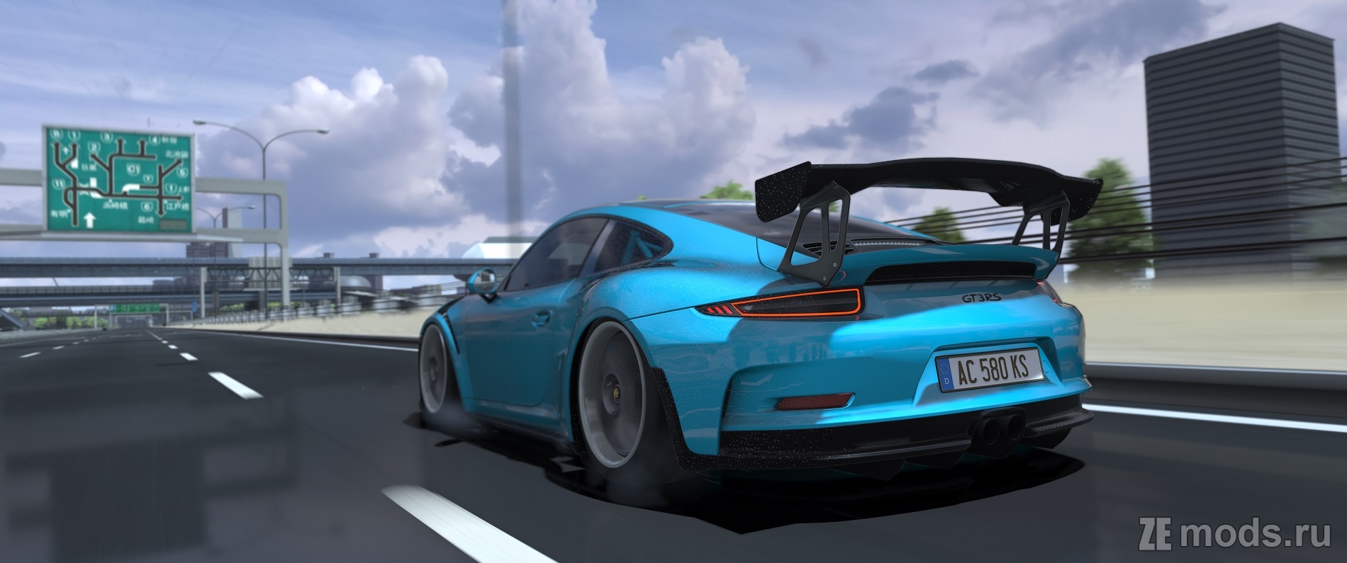 Мод Porsche 911 GT3 RS Hellspec (2.0) для Assetto Corsa