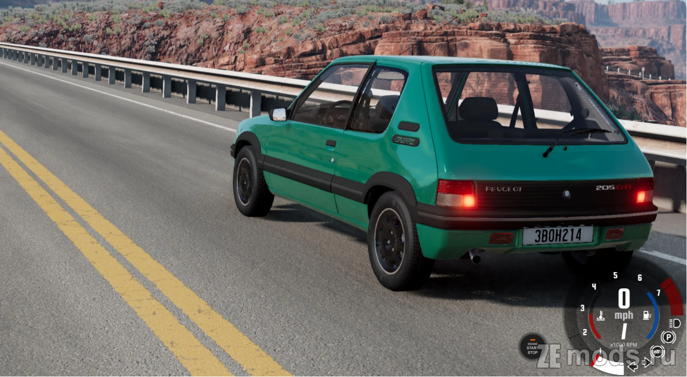 Peugeot 205 для BeamNG.drive