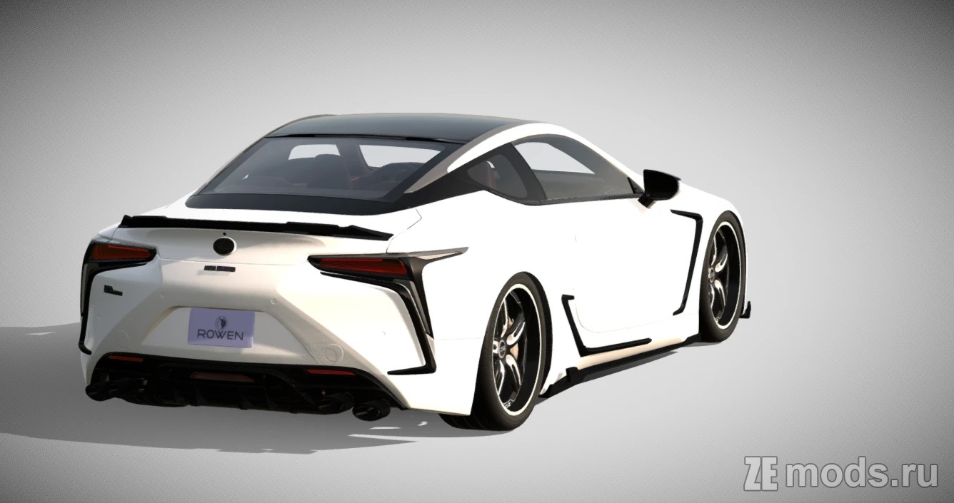 Мод 2017 Lexus LC 500 ROWEN Body kit (1.0) для BeamNG.drive