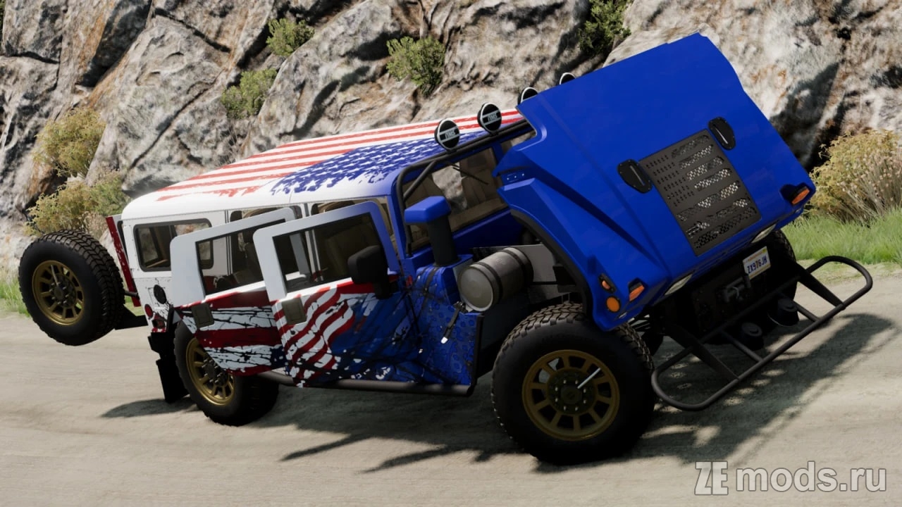 Мод Gunner Patriot (3.0) для BeamNG.drive