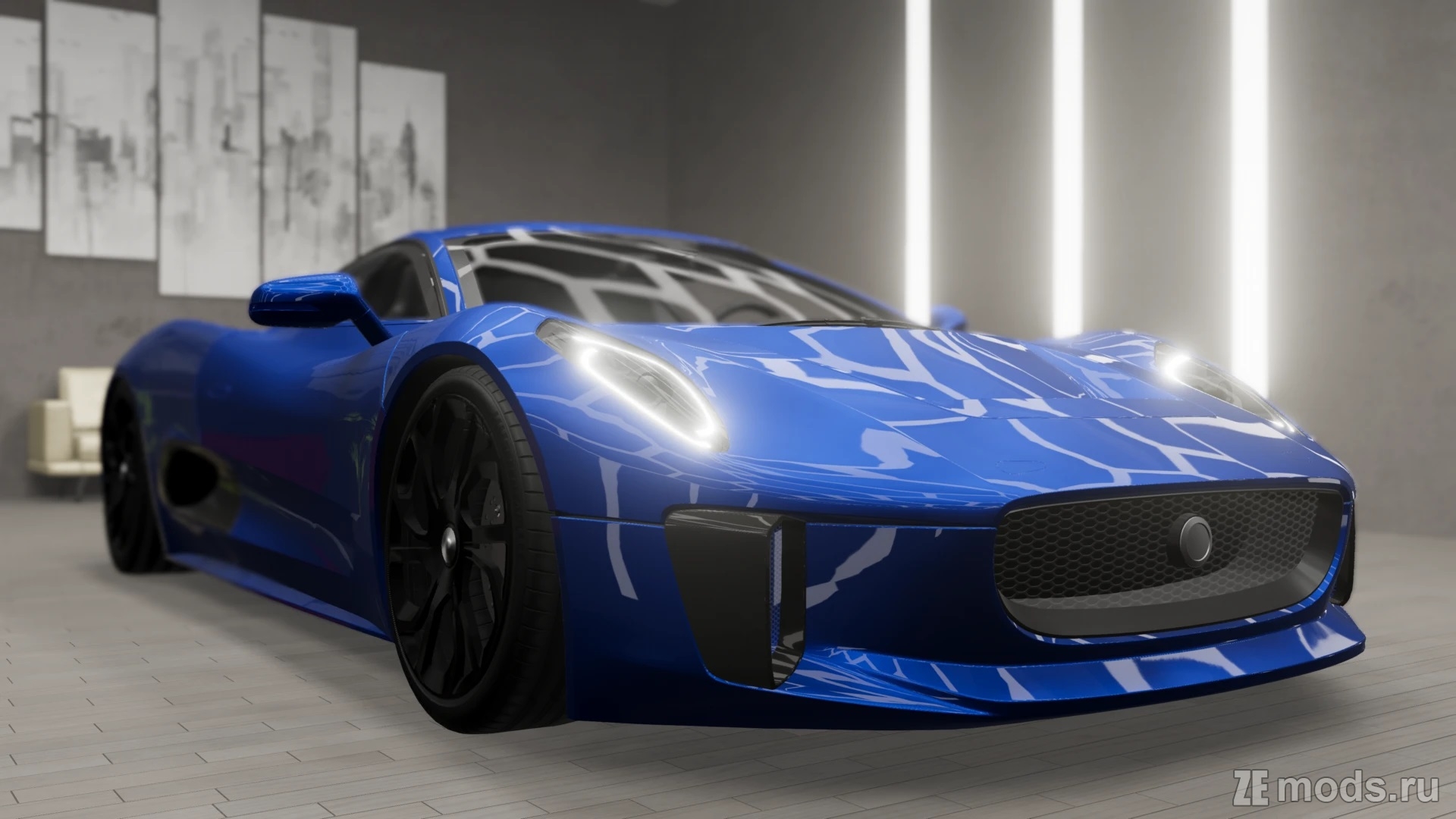 Мод Jaguar C-X75 (1.0) для BeamNG.drive