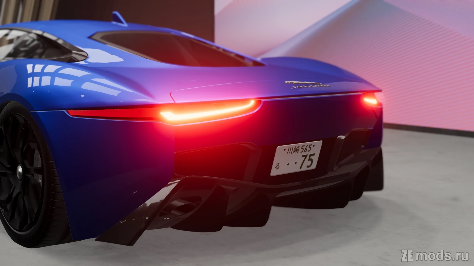 Мод Jaguar C-X75 (1.0) для BeamNG.drive