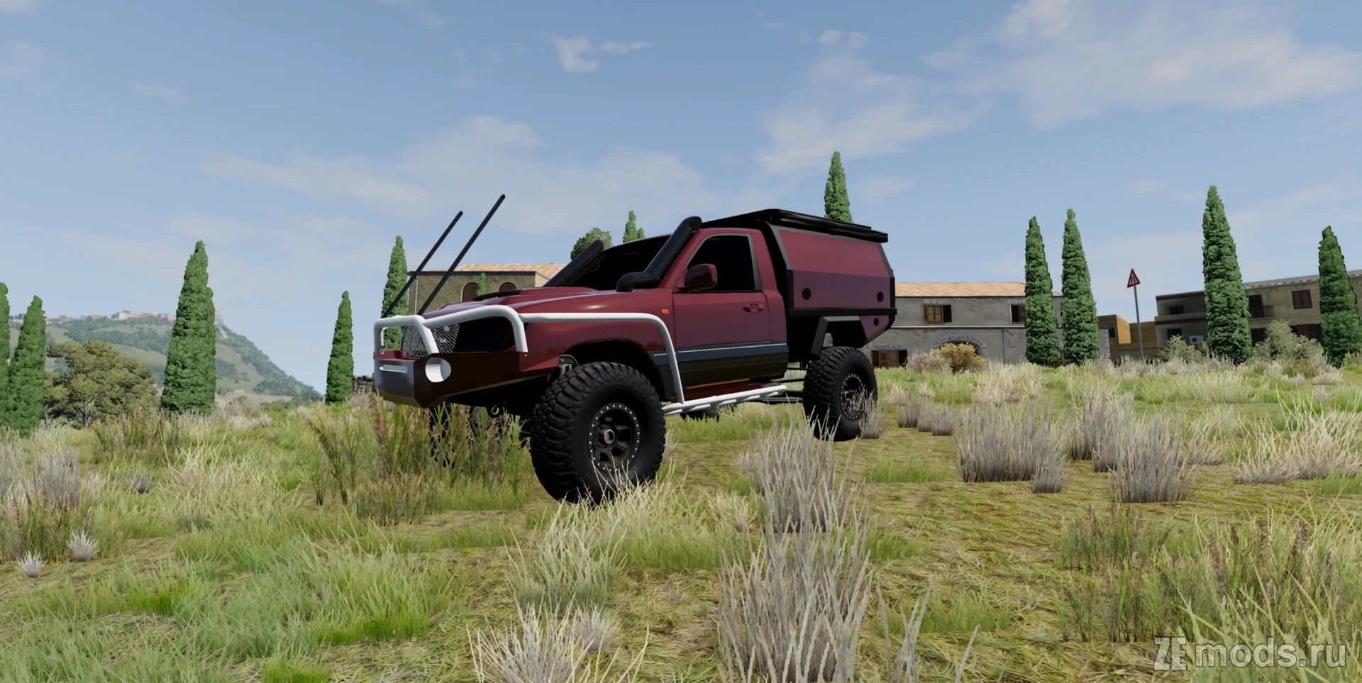 Мод Land Cruiser 100 single cab (1.0) для BeamNG.drive