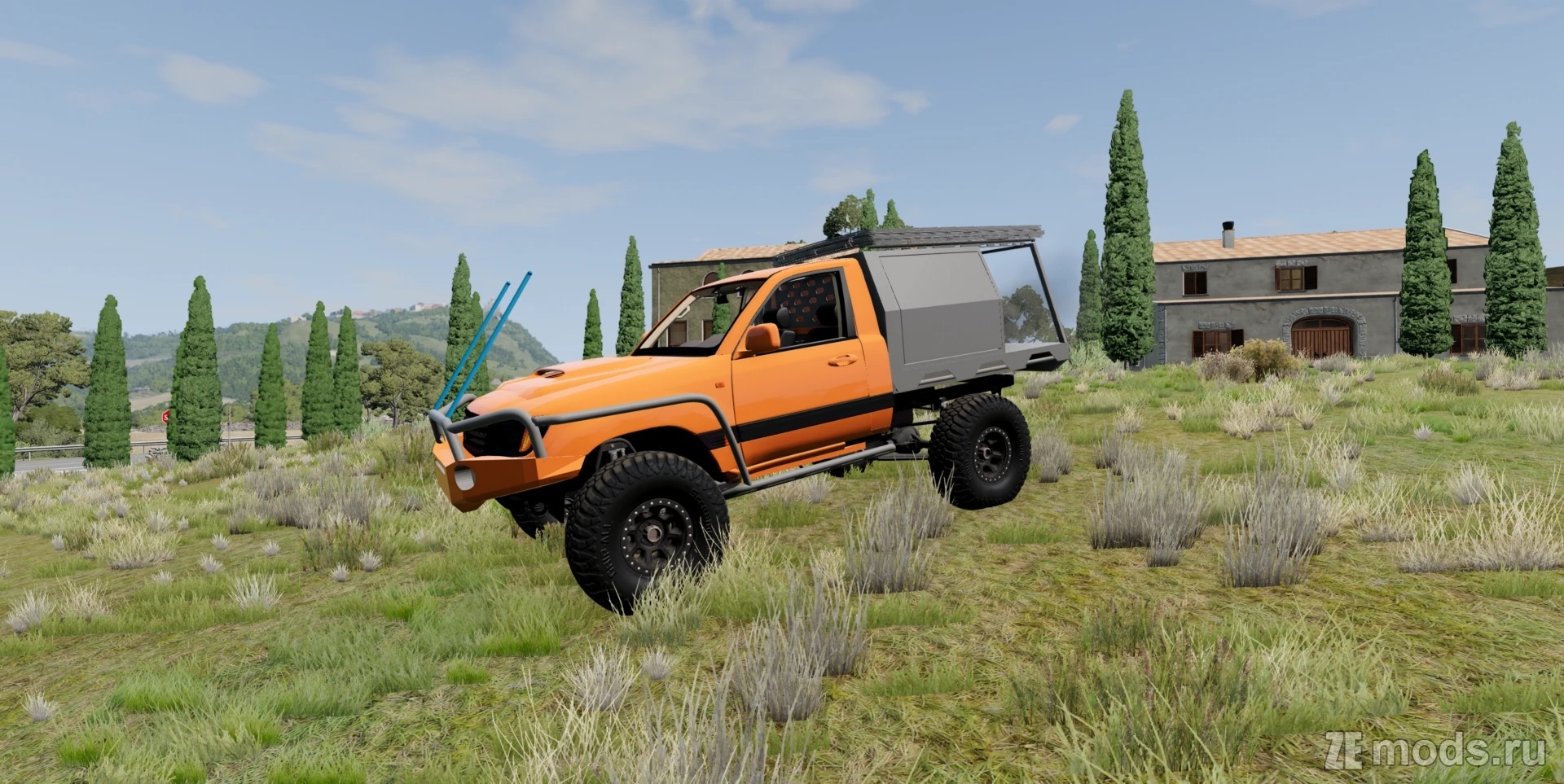 Мод Land Cruiser 100 single cab (1.0) для BeamNG.drive