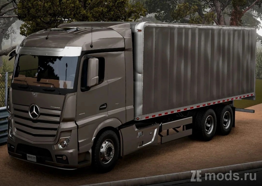 Мод Mercedes-Benz Actros 2011 для BeamNG.drive