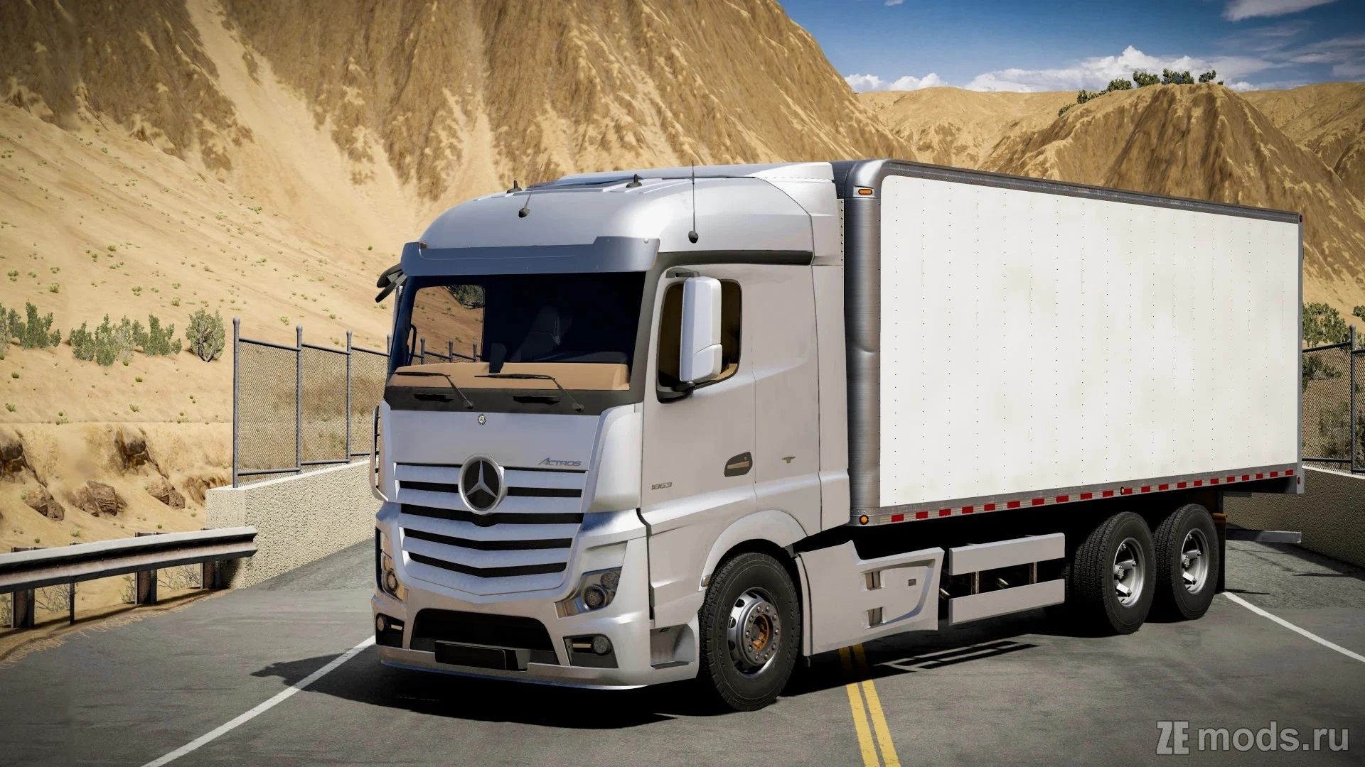 Мод Mercedes-Benz Actros 2011 для BeamNG.drive