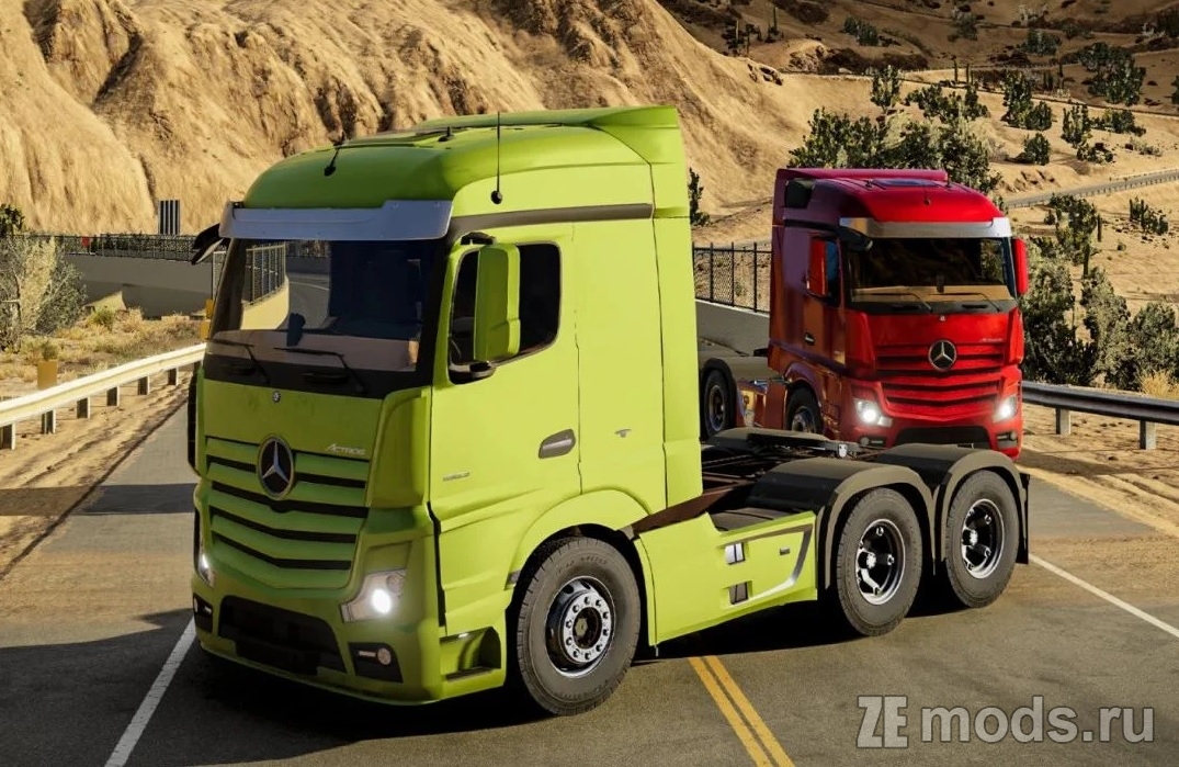 Mercedes-Benz Actros 2011 для BeamNG.drive