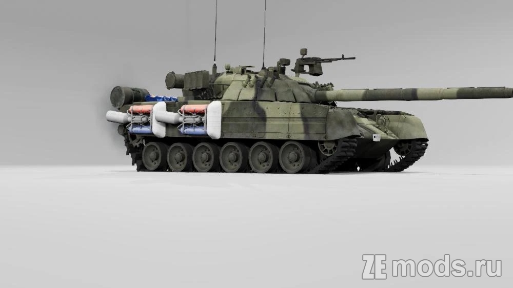 Мод Mod T-80U Tank для BeamNG.drive