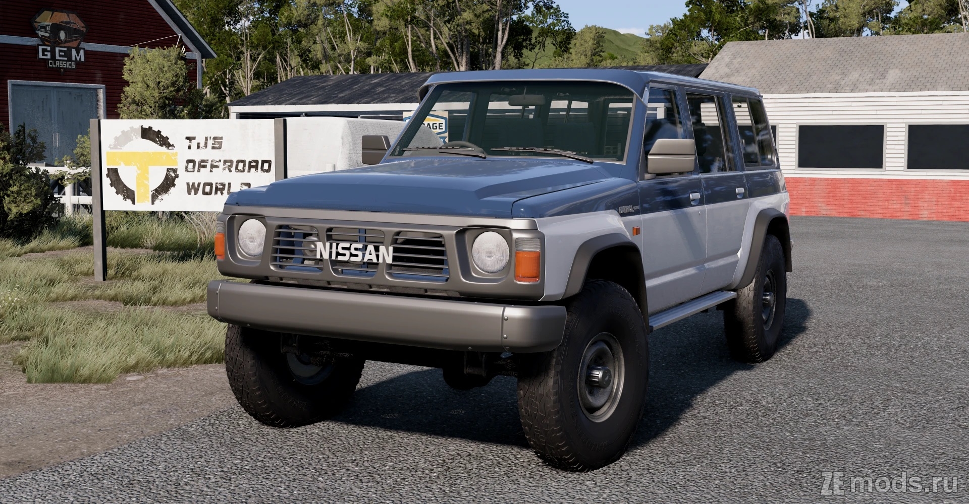 Мод Nissan patrol GQ (1.2) для BeamNG.drive