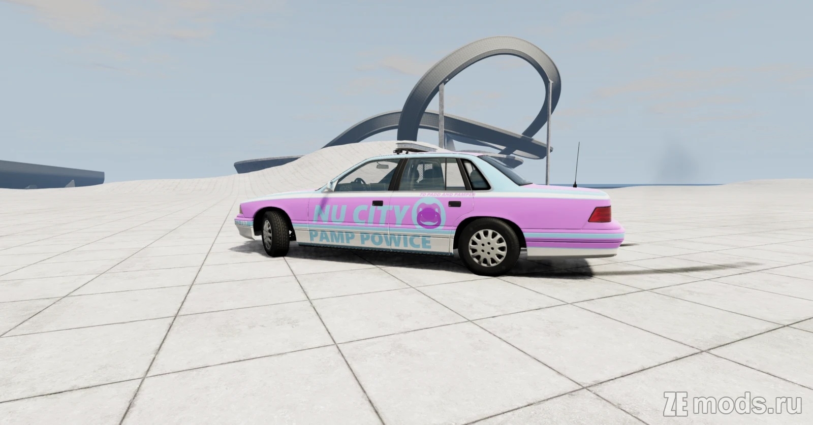 Мод Nu City Pamp Powice (ABDL) (2.0) для BeamNG.drive