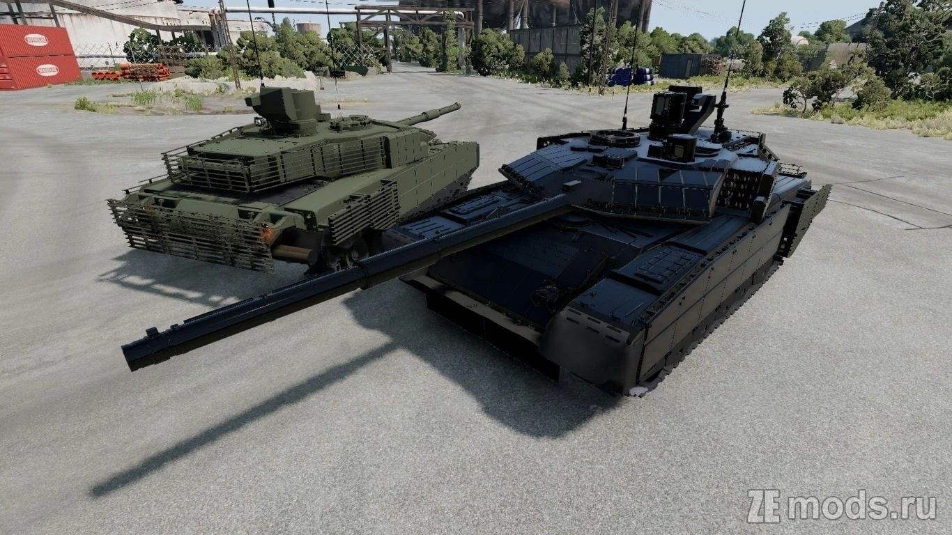 Мод Tank T-90M Breakthrough для BeamNG.drive