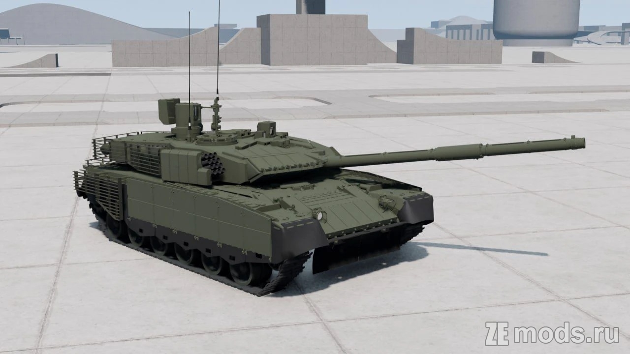 Мод Tank T-90M Breakthrough для BeamNG.drive