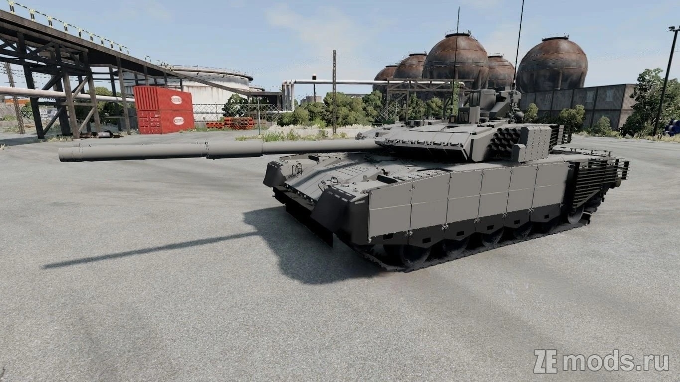 Tank T-90M Breakthrough для BeamNG.drive