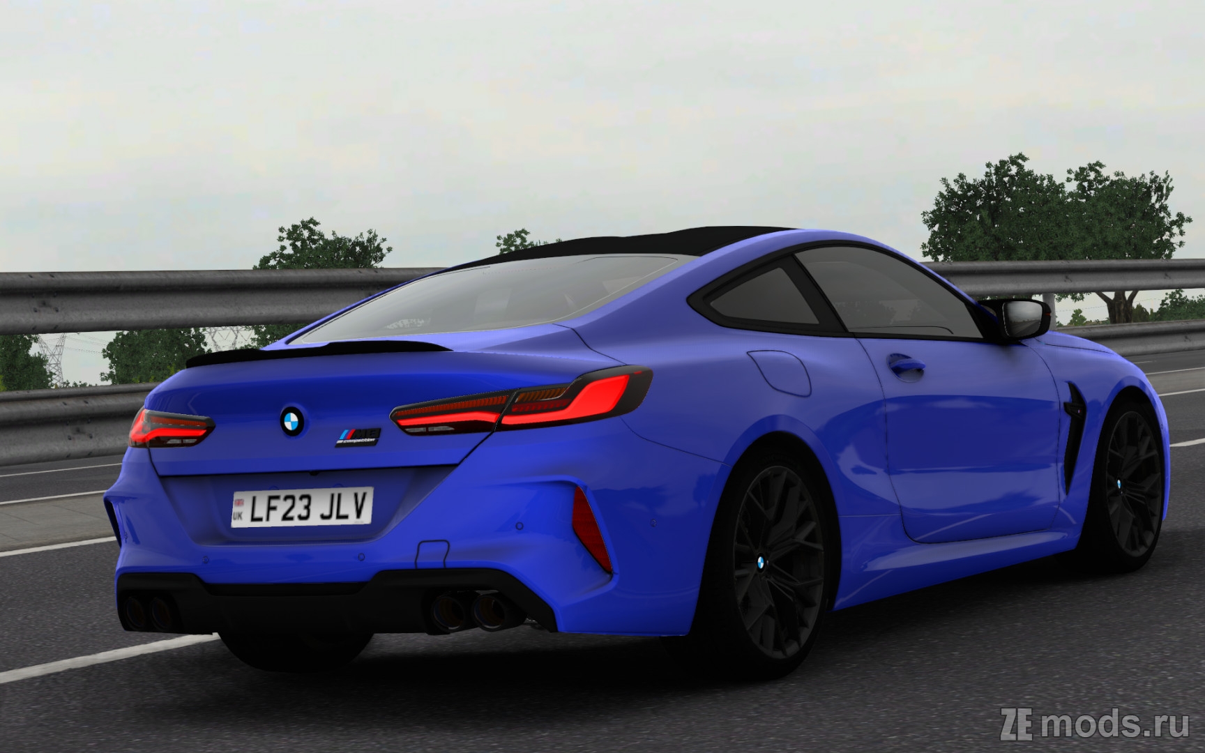 Мод BMW M8 F92 (1.4) для Euro Truck Simulator 2 (v1.52.x)