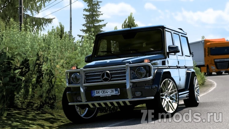 Mercedes-Benz G65 Gelandewagen (5.1) для Euro Truck Simulator 2 (1.52)