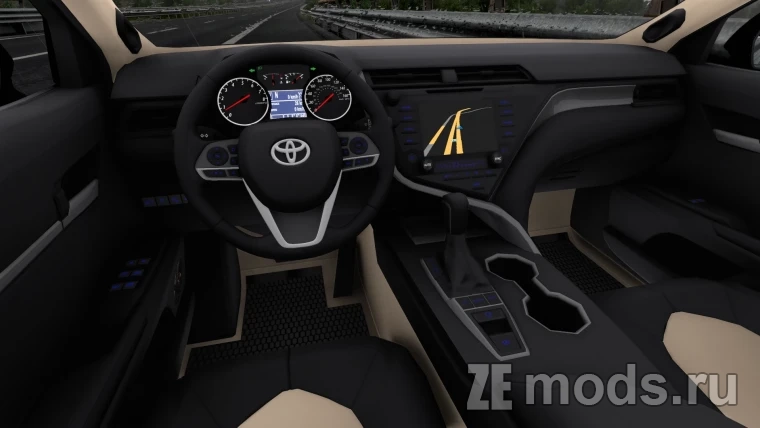 Toyota Camry XSE 2018 версия 1.7 для Euro Truck Simulator 2 (v1.51.x)